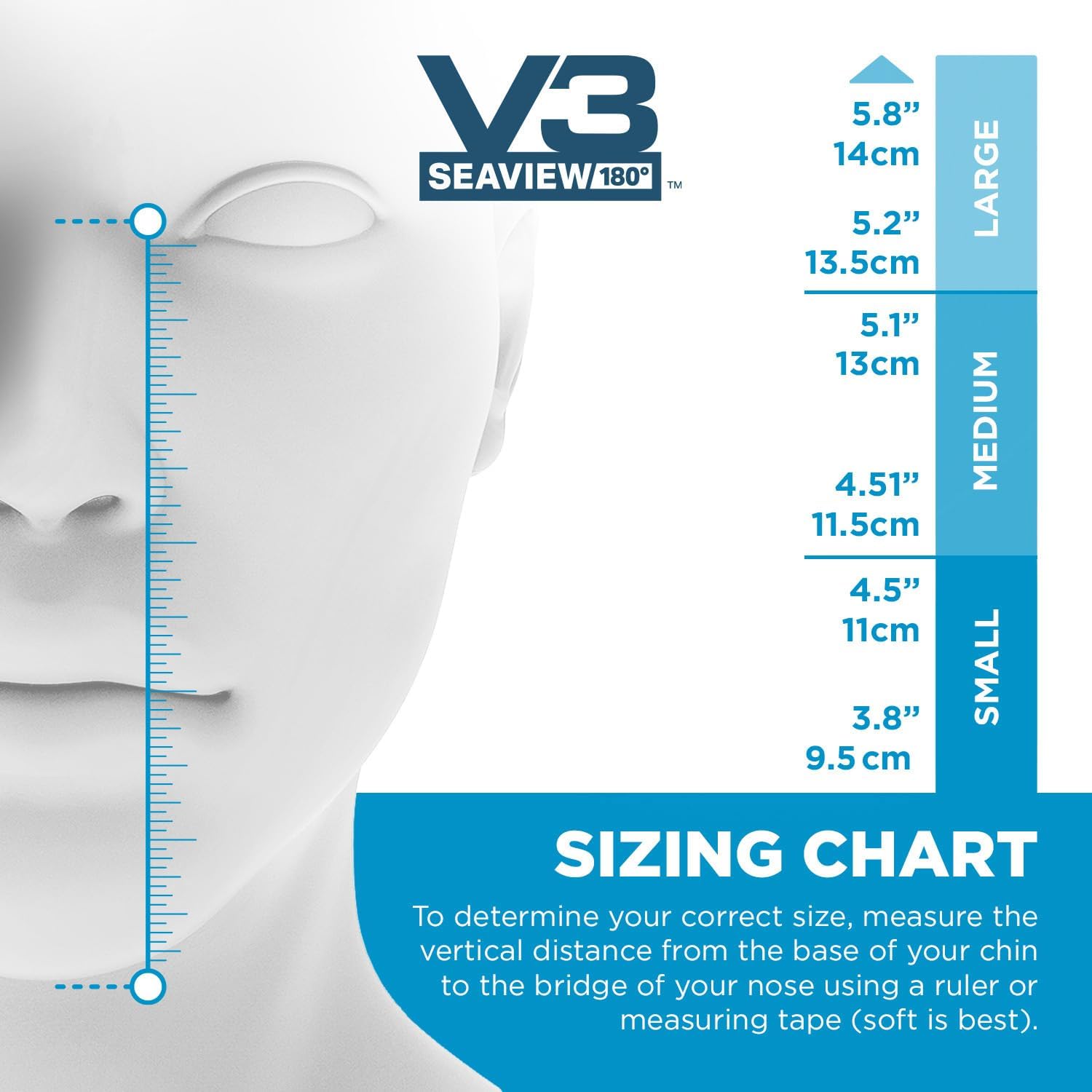 Seaview 180 V3 Full Face Snorkel Mask - Snorkeling Gear for Adults | Snorkel Mask Adult with 180 Panoramic Viewing and Up to 600% Easier Breathing- Patented Flowtech Air Intake - Image 5